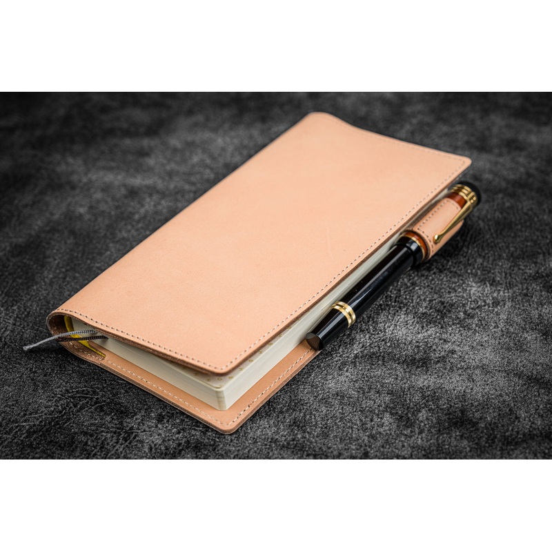Galen Leather Slim Hobonichi Planner Cover - Undyed