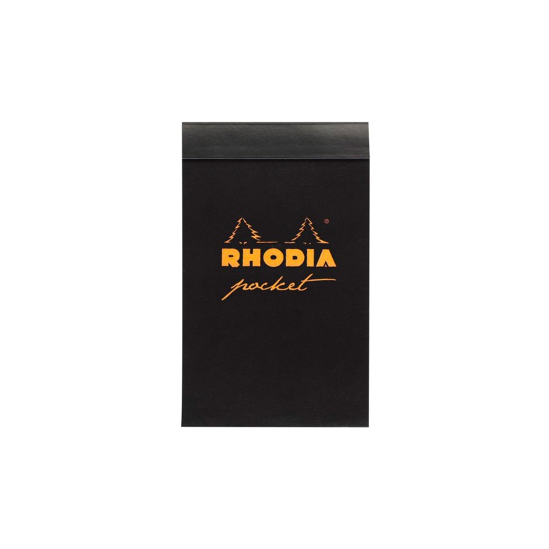Rhodia Pocket Notepad Dot Grid (3 x 4.75) - Black (Discontinued)