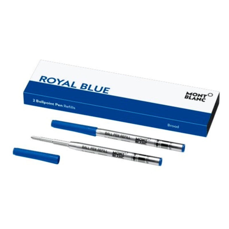 Montblanc Ballpoint Refill - Royal Blue (2 ea)d