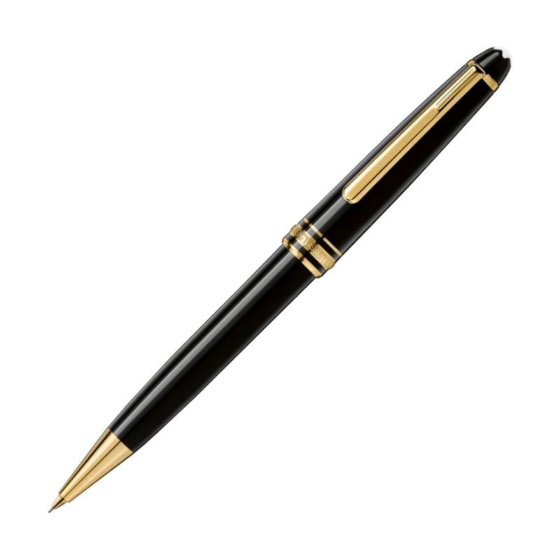 Montblanc Mechanical Pencil - Black with Gold Trim (Meisterstck Classique)