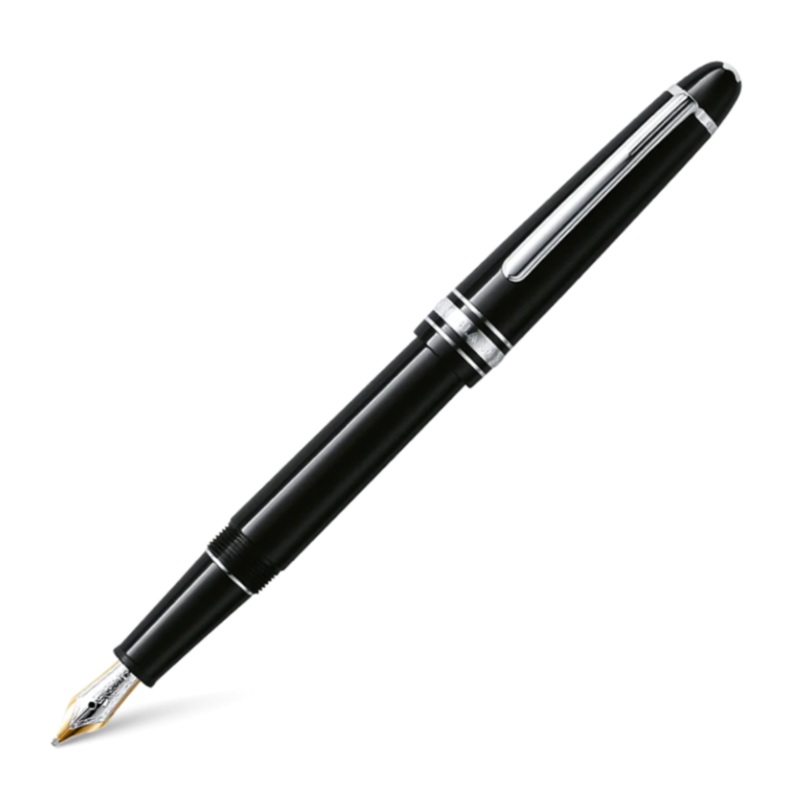 Montblanc Fountain Pen - Black with Platinum Trim (Meisterstck Classique)