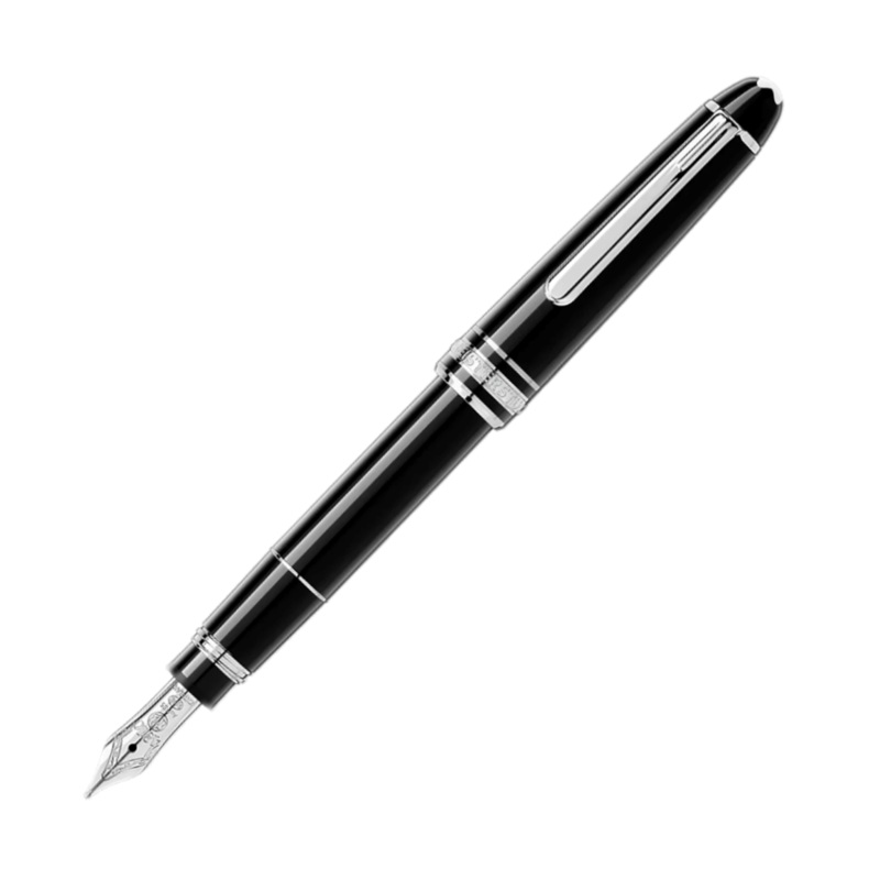 Montblanc Hommage to W.A. Mozart Fountain Pen - Black with Platinum Trim (Meisterstck)