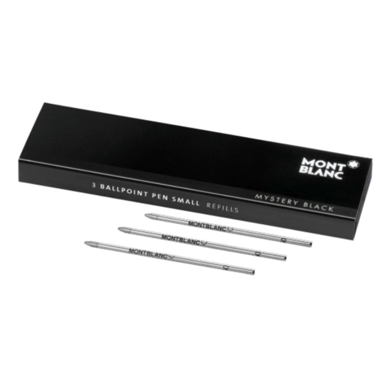 Montblanc Small Ballpoint Refill - Mystery Black (3 ea)