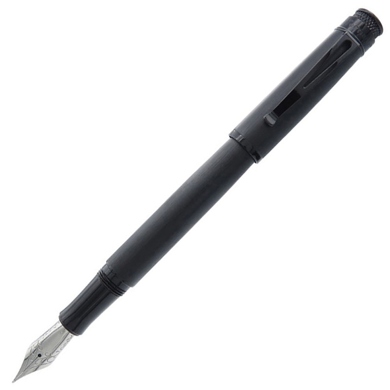 Retro 51 Tornado Fountain Pen - Stealth (Vintage Metalsmith)