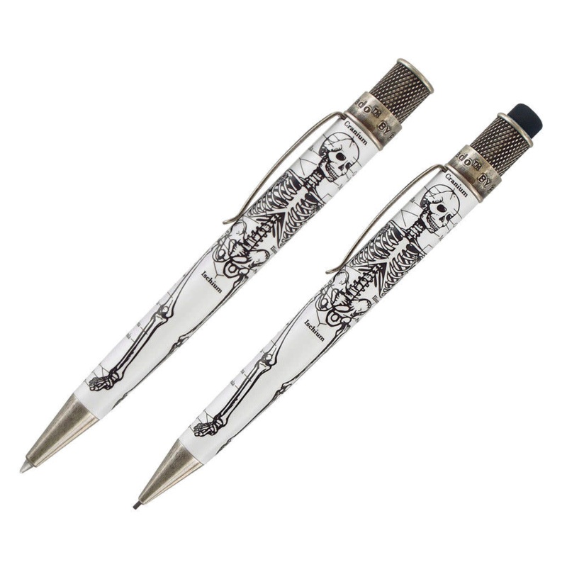 Retro 51 Tornado Gift Set - Dr. Gray (Rollerball and Pencil 1.15mm)