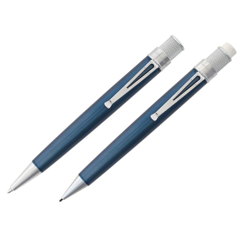 Retro 51 Tornado Gift Set - Ice Blue (Rollerball and Pencil 1.15mm)