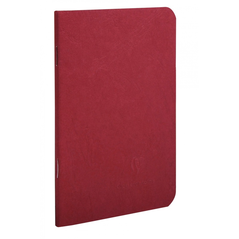 Clairefontaine #734162 Life. unplugged Lined Staplebound Notebook (3.5 x 5.5) - Red
