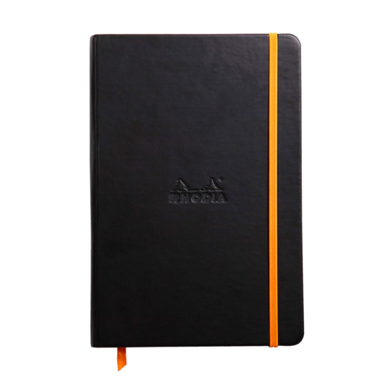 Rhodia Rhodiarama Webnotebook Softcover A5 Dot Grid - Black