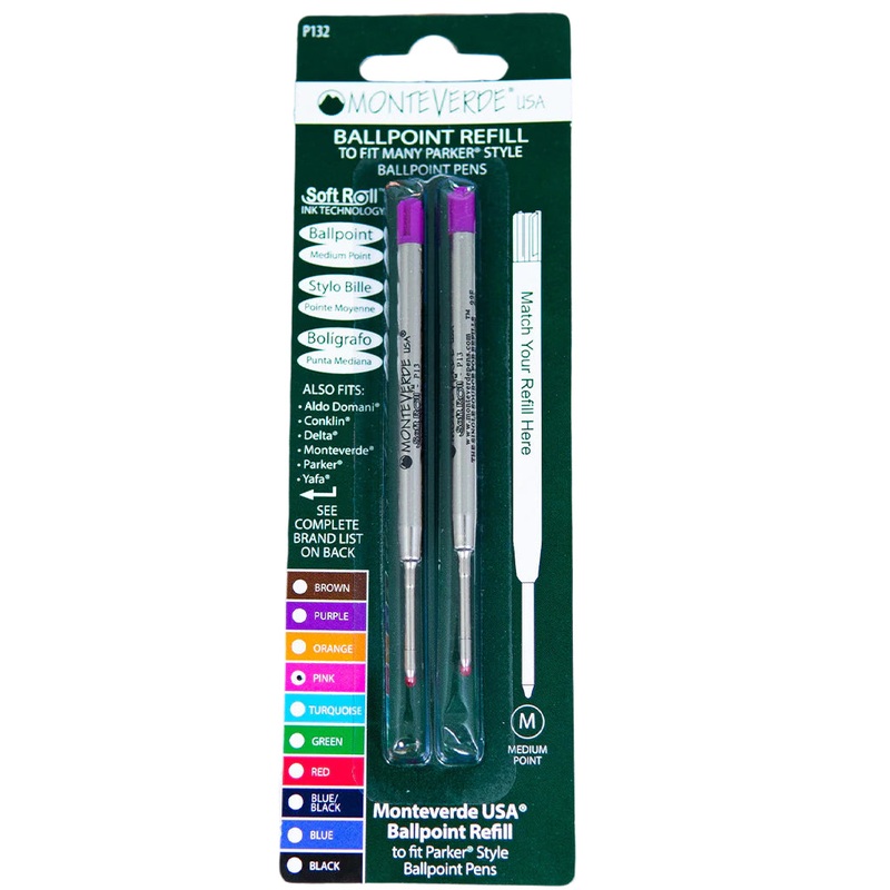 Parker Ballpoint Refill by Monteverde USA - Blue (2 ea)