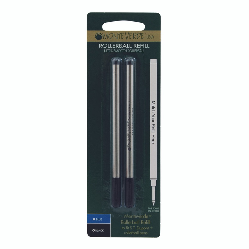 S.T. Dupont Rollerball Refill by Monteverde USA - Black Fine