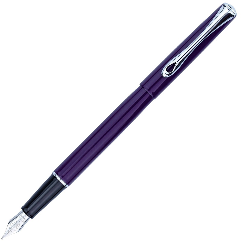 Diplomat Traveller Fountain Pen - Deep Purple