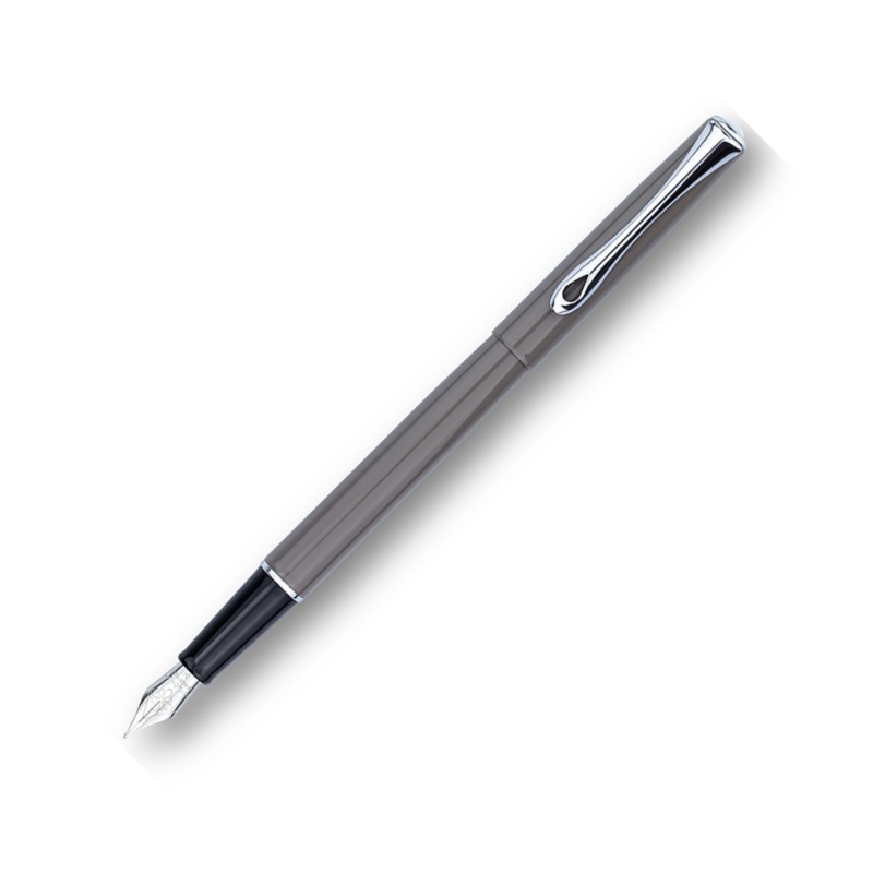 Diplomat Traveller Fountain Pen - Taupe Grey