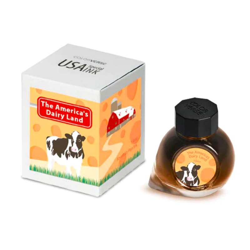 Colorverse America's Dairy Land (15ml) Bottled Ink (USA Special Series, Wisconsin)