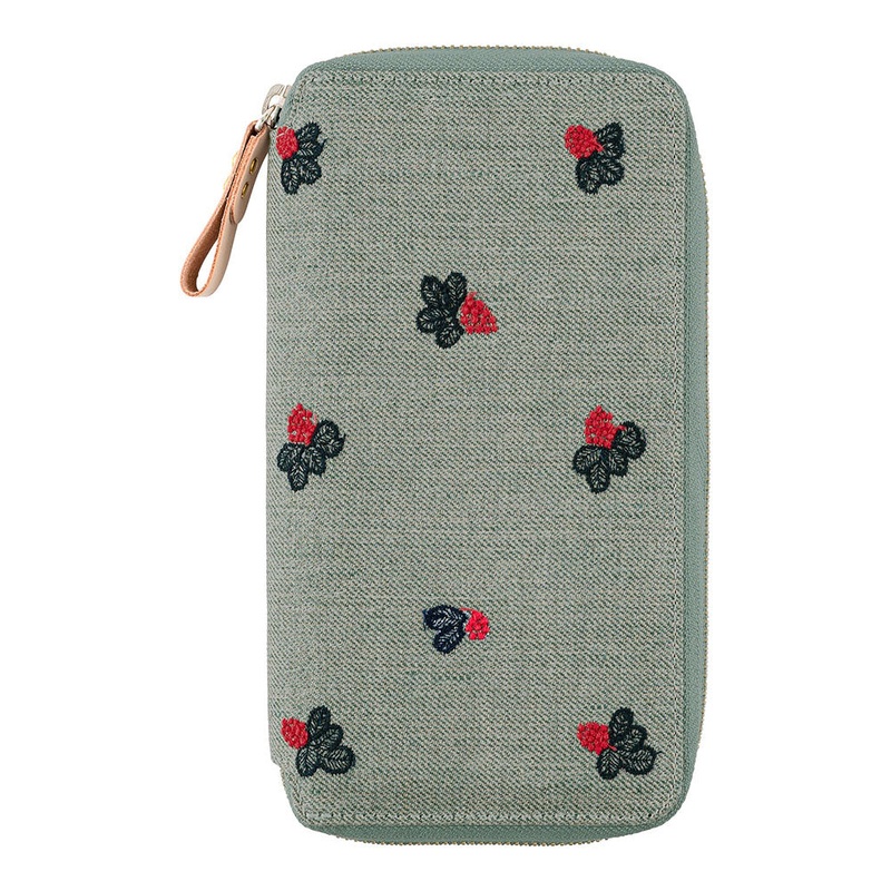 Hobonichi Weeks Cover - min perhonen: light berry (Green)