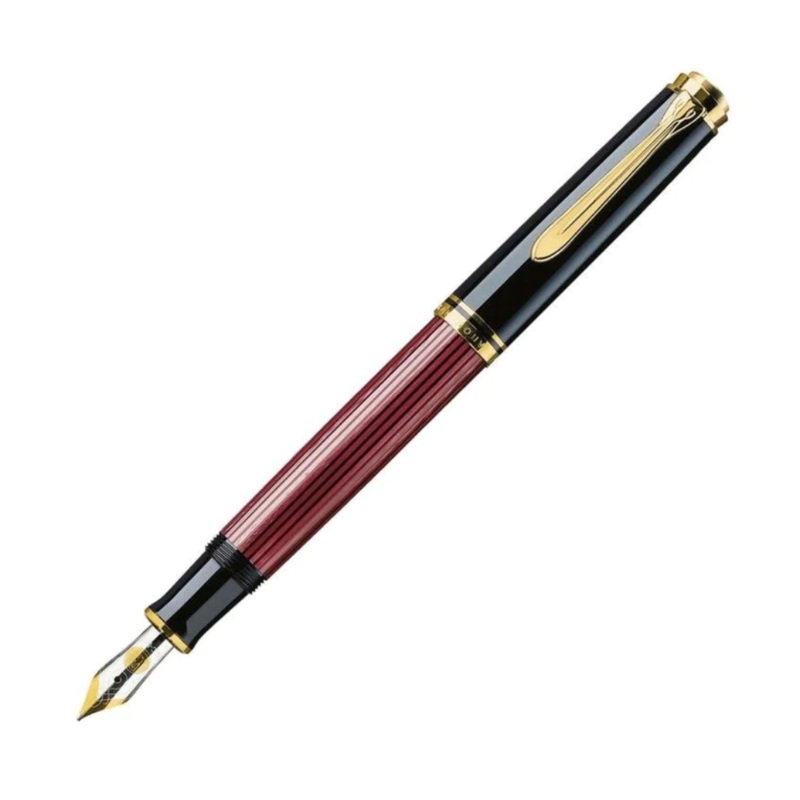 Pelikan Souvern M400 Series Fountain Pen - Black/Red