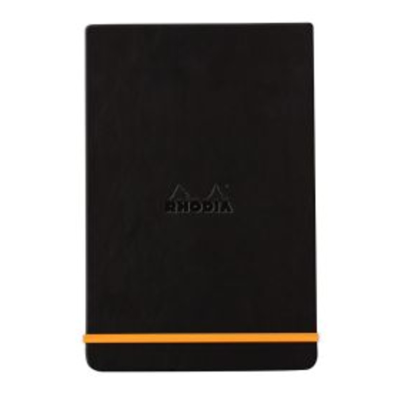 Rhodia Rhodiarama A5 Webnotepad Lined - Black