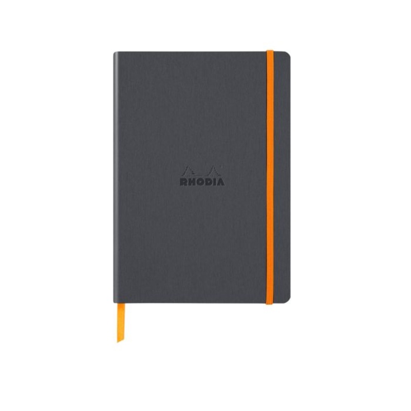 Rhodia Rhodiarama Webnotebook A5 Lined Softcover - Titane