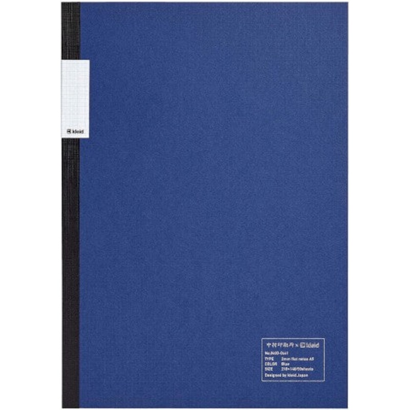Kleid 2mm Flat Notes A5 Notebook - Blue