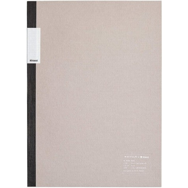 Kleid 2mm Flat Notes A5 Notebook - Gray