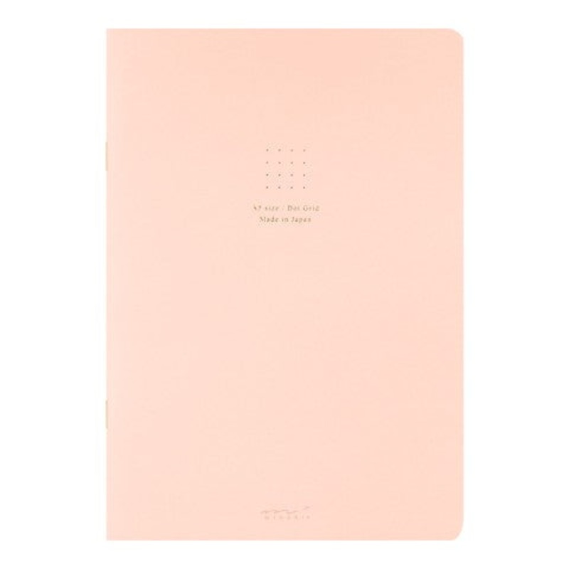 Midori Soft Color A5 Dotted Notebook - Pink