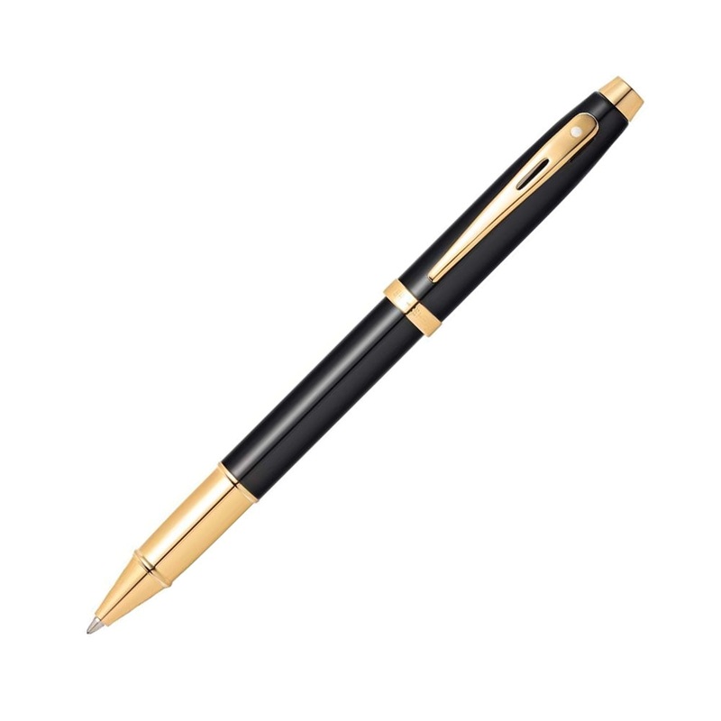 Sheaffer 100 Rollerball - Black with Gold