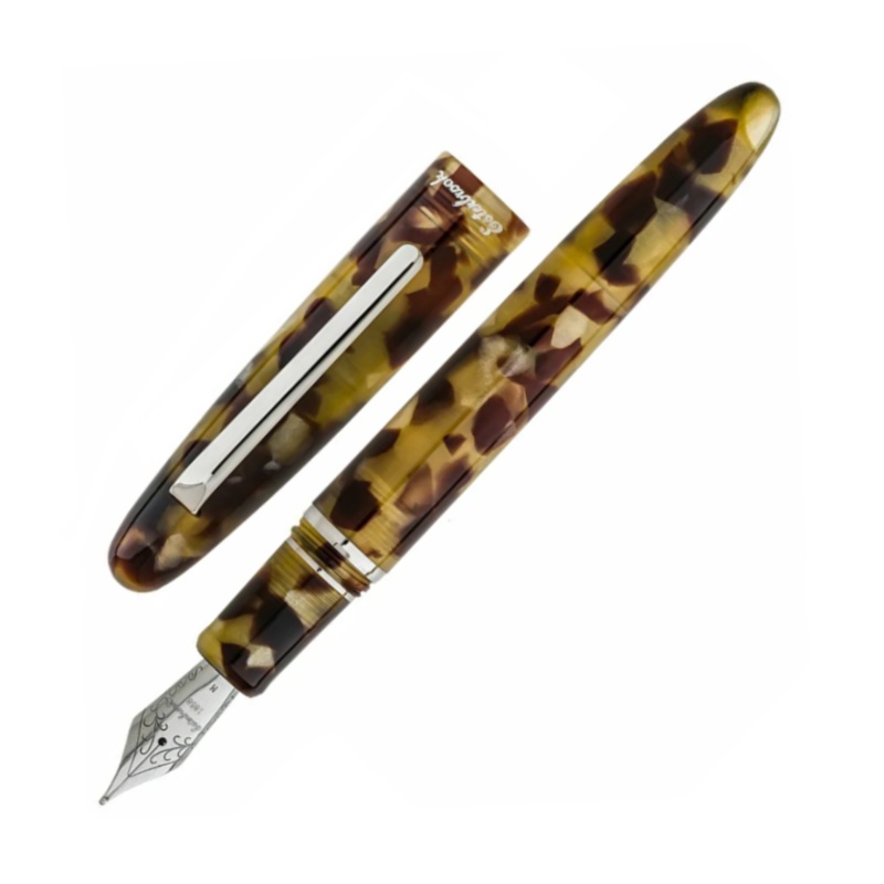 Esterbrook Estie Fountain Pen - Tortoise with Palladium Trim