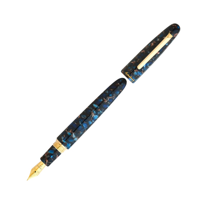 Esterbrook Estie Oversized Fountain Pen - Nouveau Bleu with Gold Trim