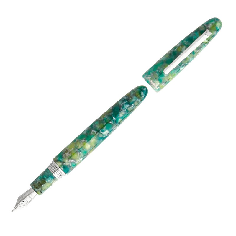 Esterbrook Estie Oversized Fountain Pen - Sea Glass with Palladium Trim