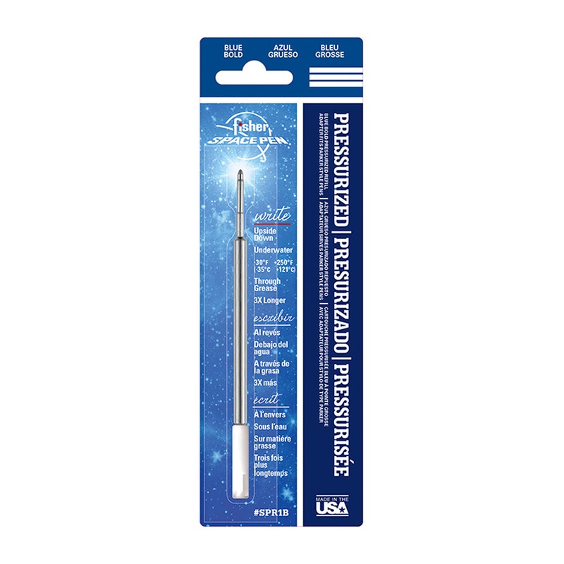 Fisher Space Pen Pressurized Refill - Bold Blue