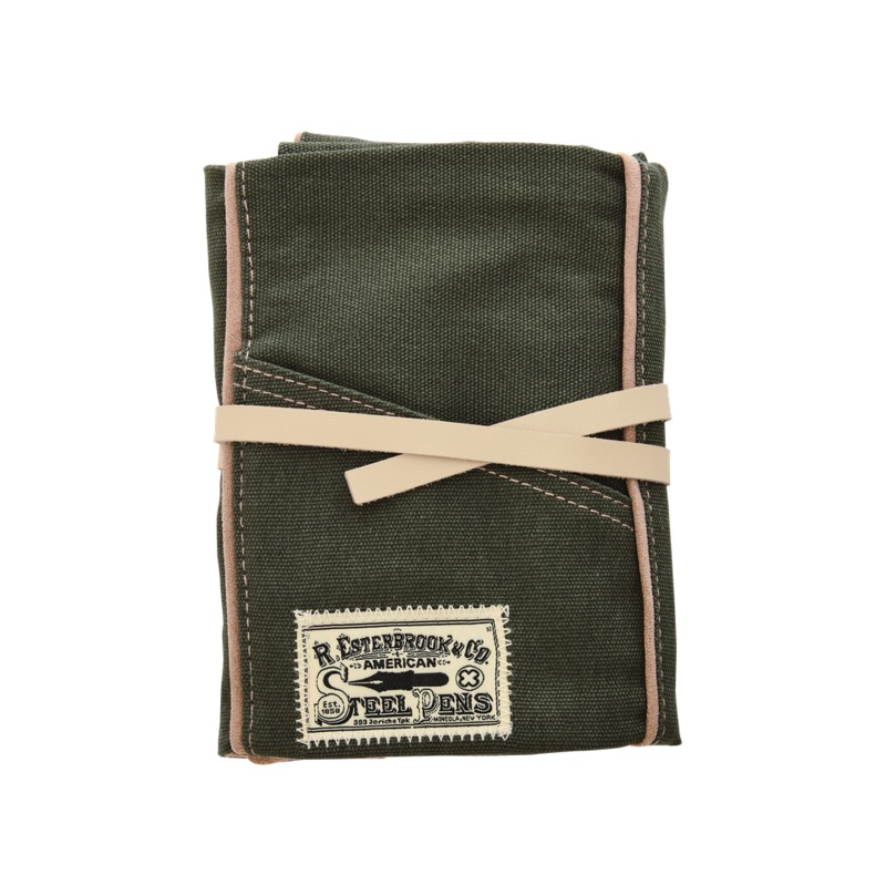 Esterbrook Pen Roll (6-Slot) - Army Green
