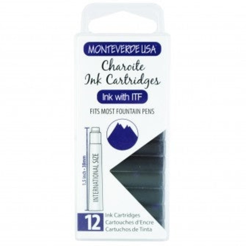 Monteverde Charoite Ink Cartridges (Set of 12)