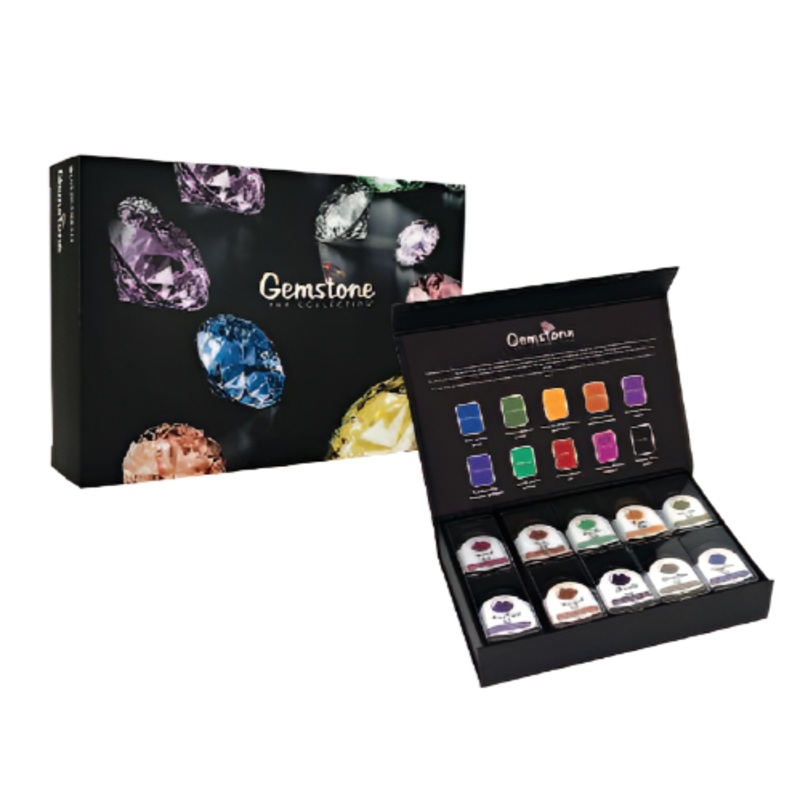 Monteverde Gemstone Collection Bottled Ink (10pc Set)