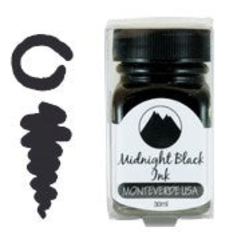 Monteverde Midnight Black (30ml) Bottled Ink