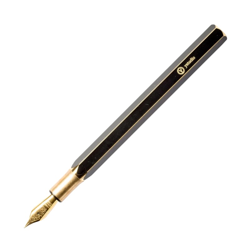 ystudio Brassing Desk Fountain Pen