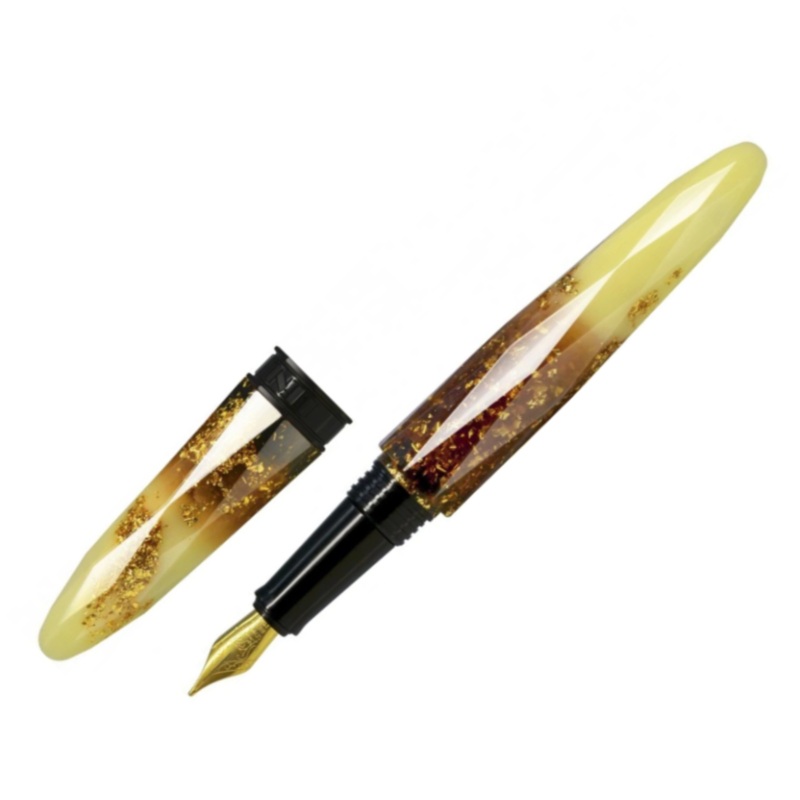 BENU Briolette Fountain Pen - Luminous Amber (Luminescent)