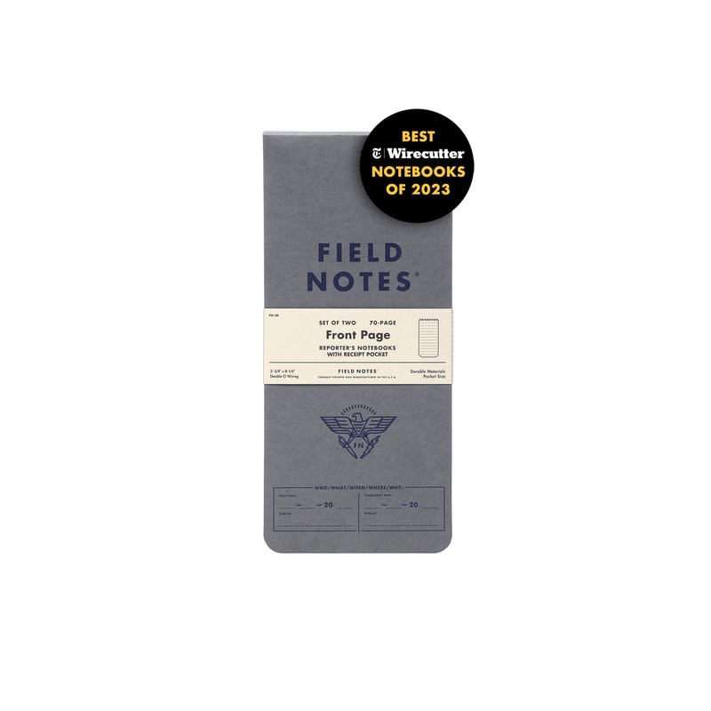 Field Notes Front Page Reporter's Notebook - Front Page (2-Pack)