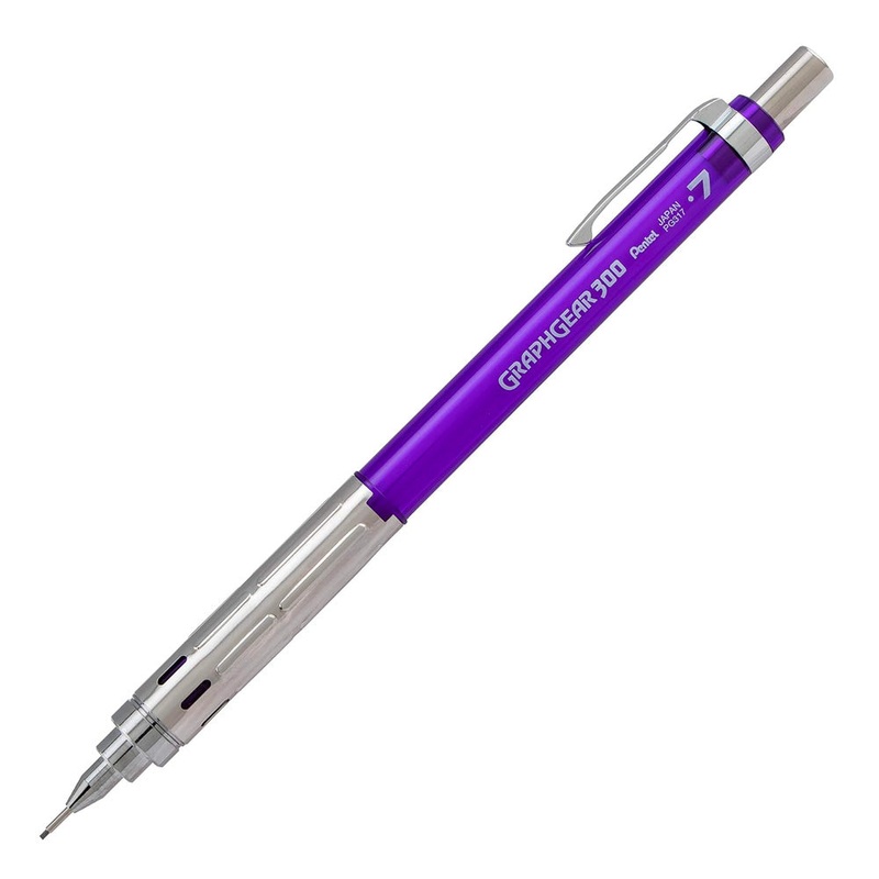 Pentel GraphGear 300 Premium Mechanical Pencil - .7mm Purple