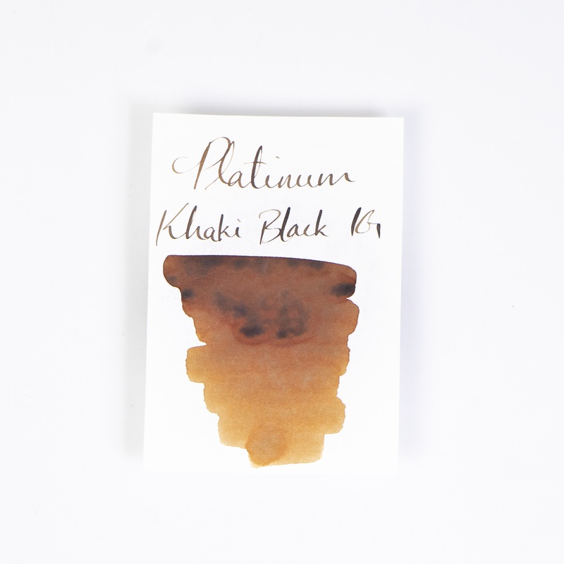 Platinum Classic Khaki Black (60ml) Bottled Ink