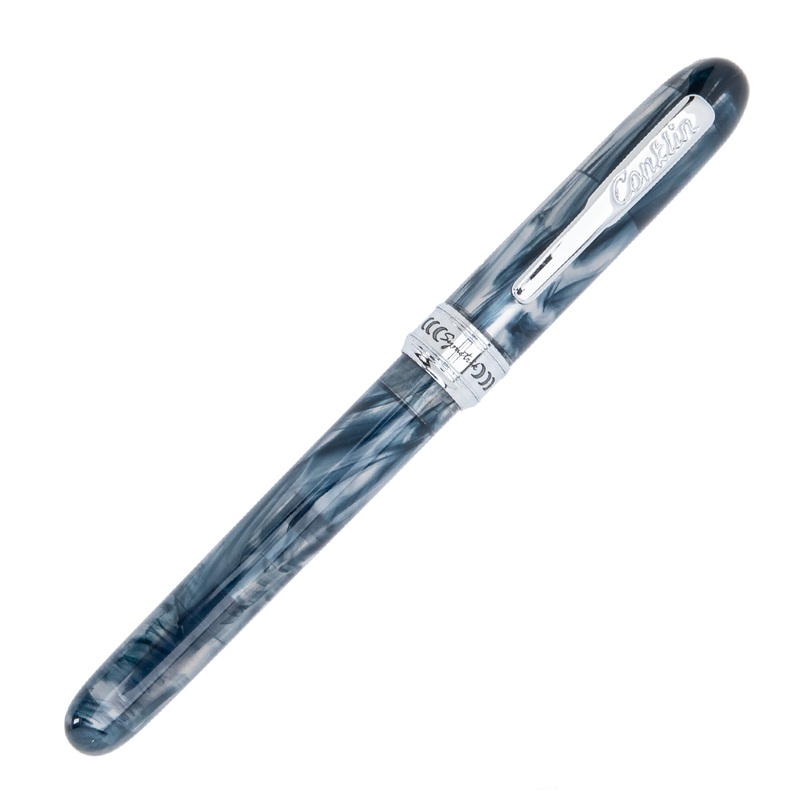 Conklin Symetrik Fountain Pen - Blue Supernova (Discontinued)