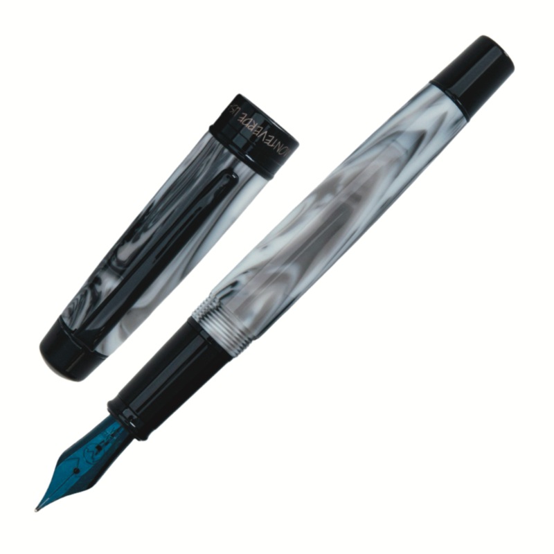 Monteverde Prima Fountain Pen - Grey Swirl