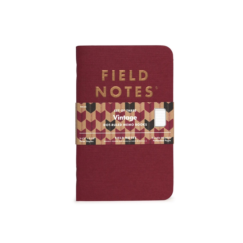 Field Notes Winter 2024 Quarterly Edition Notebook - Vintage (3-Pack)