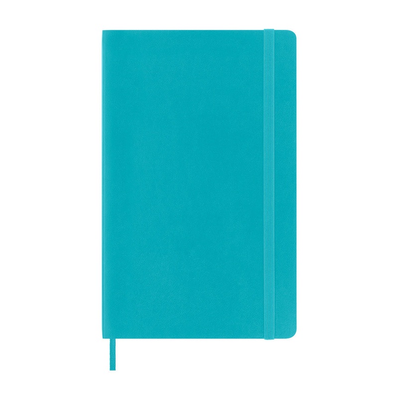 Moleskine Large Softcover Classic Ruled Notebook - Reef Blue
