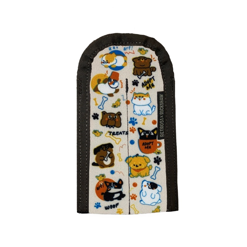 Rickshaw Bagworks 2-Pen Sleeve - Dog Rescue V (Retro 51 Design)