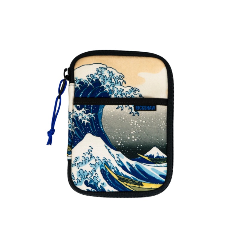 Rickshaw Bagworks Fillmore Pen Case - Hokusai Great Wave