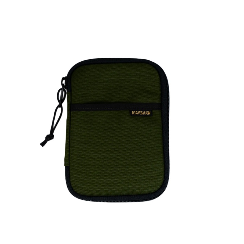 Rickshaw Bagworks Fillmore Pen Case - Moss with Sandstone