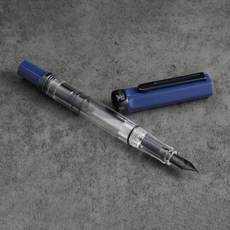 TWSBI ECO Fountain Pen  - Slate Blue with Onyx Trim