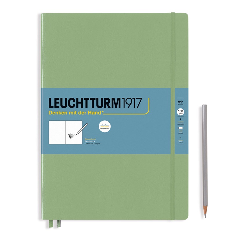 Leuchtturm1917 Sketchbook A4+ Master Hardcover - Sage