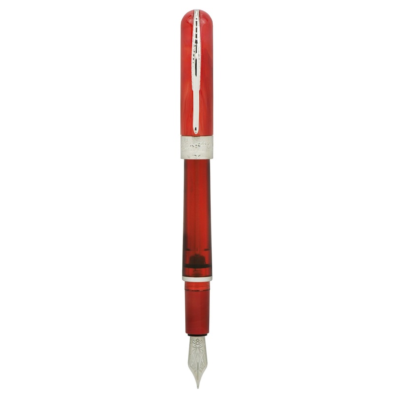 Pineider Avatar Twin Tank Touchdown Fountain Pen - Devil Red