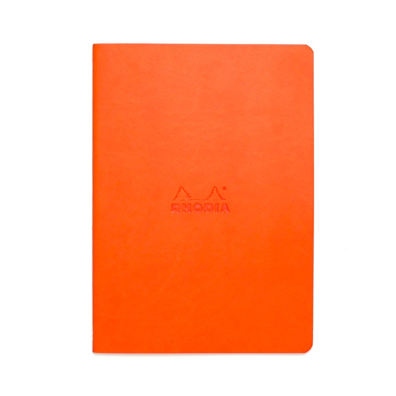 Rhodia A5 Dot Grid Sewn Spine Notebook - Tangerine
