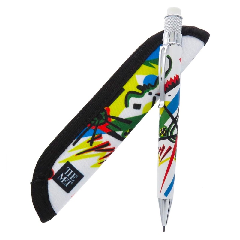 Rickshaw Bagworks 1-Pen Sleeve - Kandinsky White (Designed for Retro 51) (Discontinued)